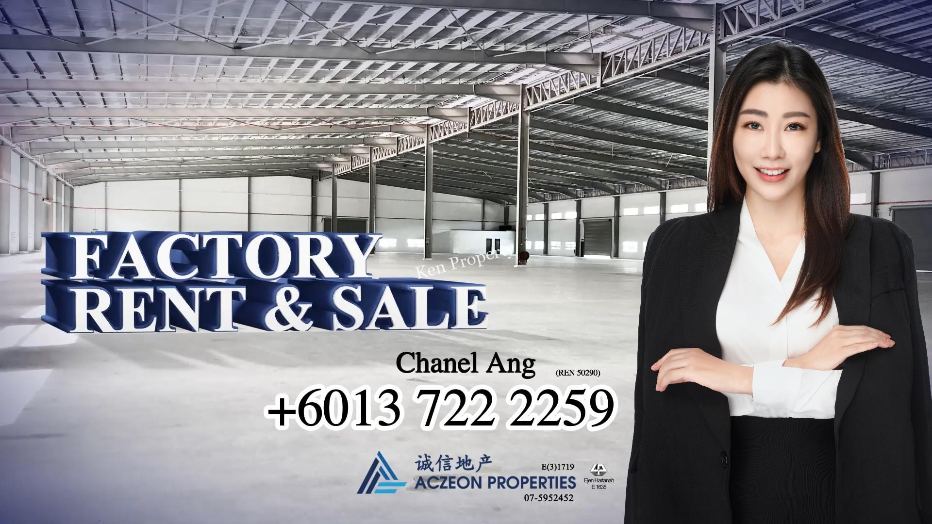 Johor Factory, Warehouse & Land For Sale & Rent